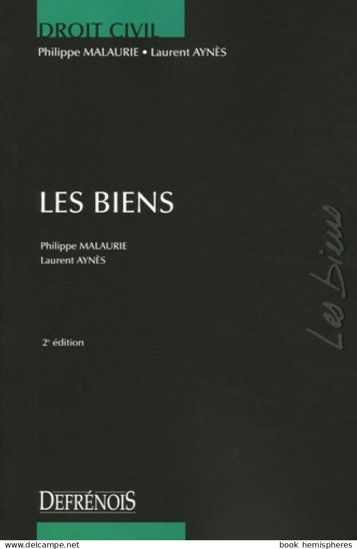 Les Biens (2005) De Philippe Malaurie - Recht