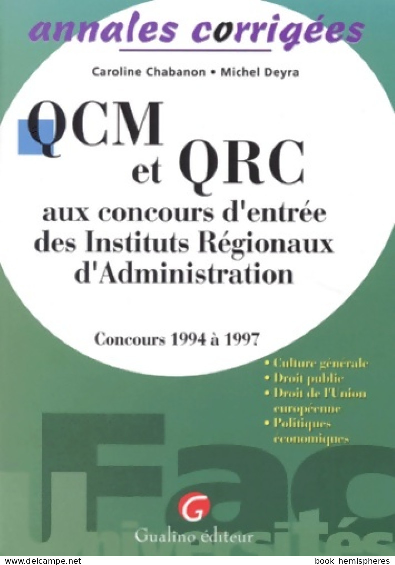 Fac Universités (1998) De Michel Deyra - 18 Ans Et Plus