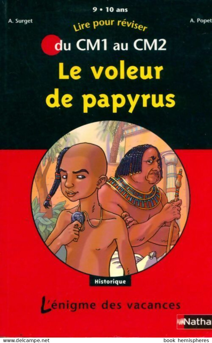 Le Voleur De Papyrus : Du CM1 Au CM2 (2005) De Eberlé Didier - 6-12 Years Old