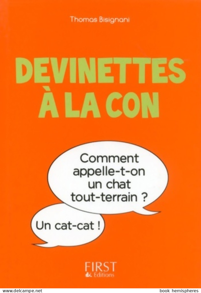 Petit Livre De Devinettes à La Con (2014) De Thomas Bisignani - Humour