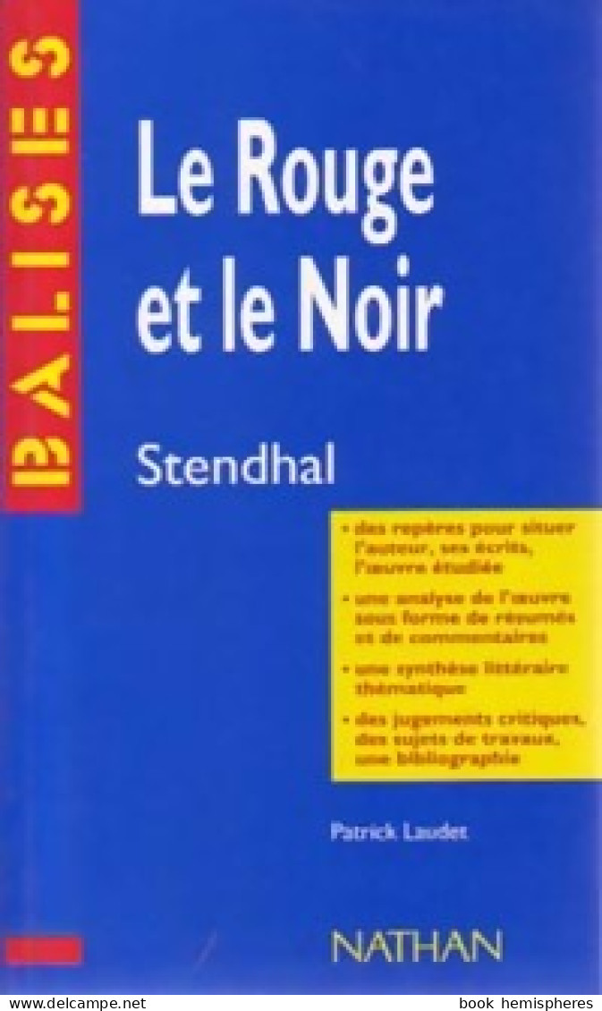 Le Rouge Et Le Noir (1994) De Stendhal - Auteurs Classiques