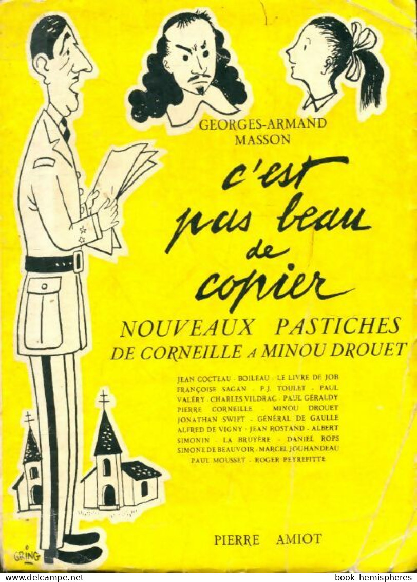 C'est Pas Beau De Copier (1957) De Georges-Armand Masson - Humour