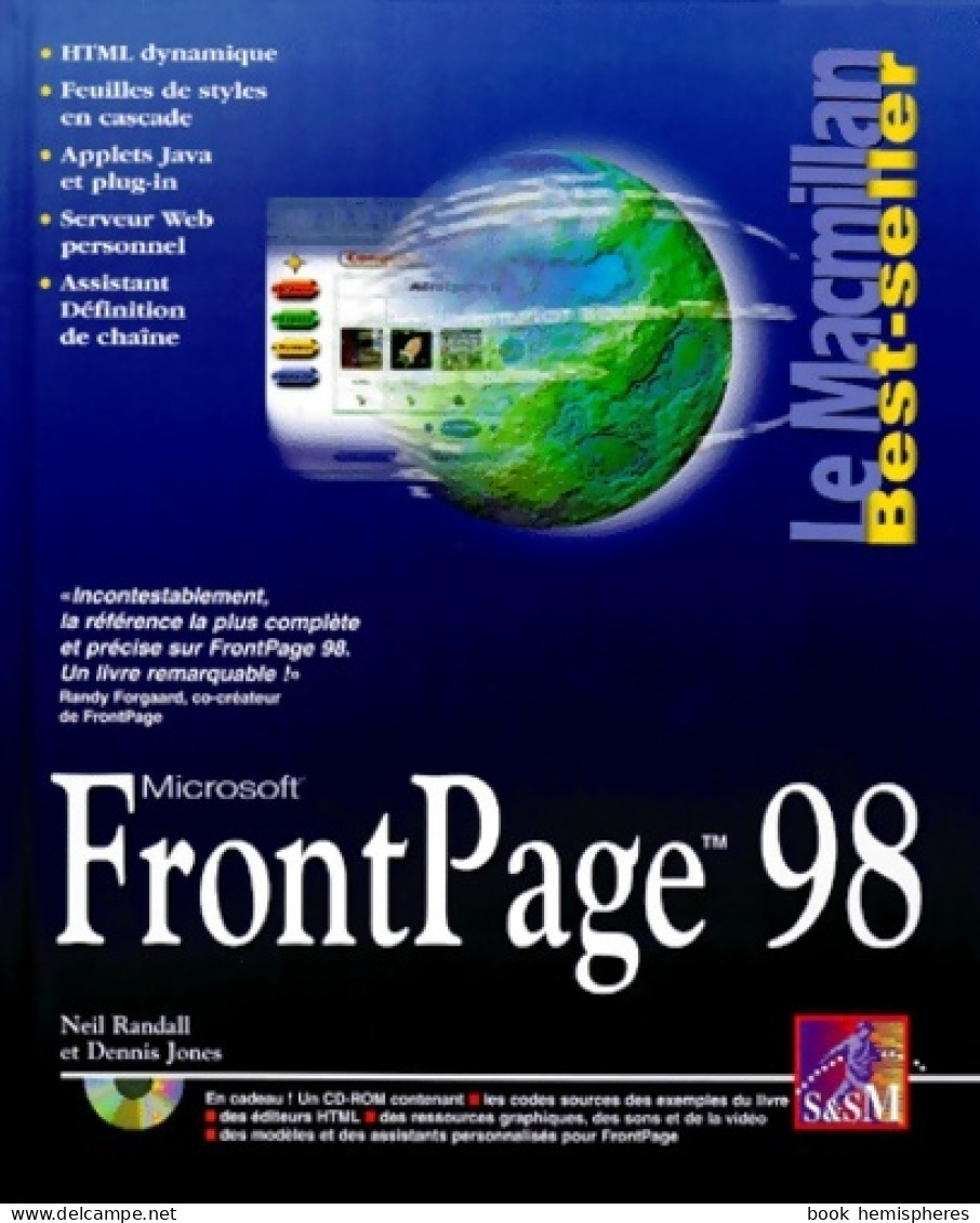 Frontpage 98 (1998) De Nick Randall - Informatique