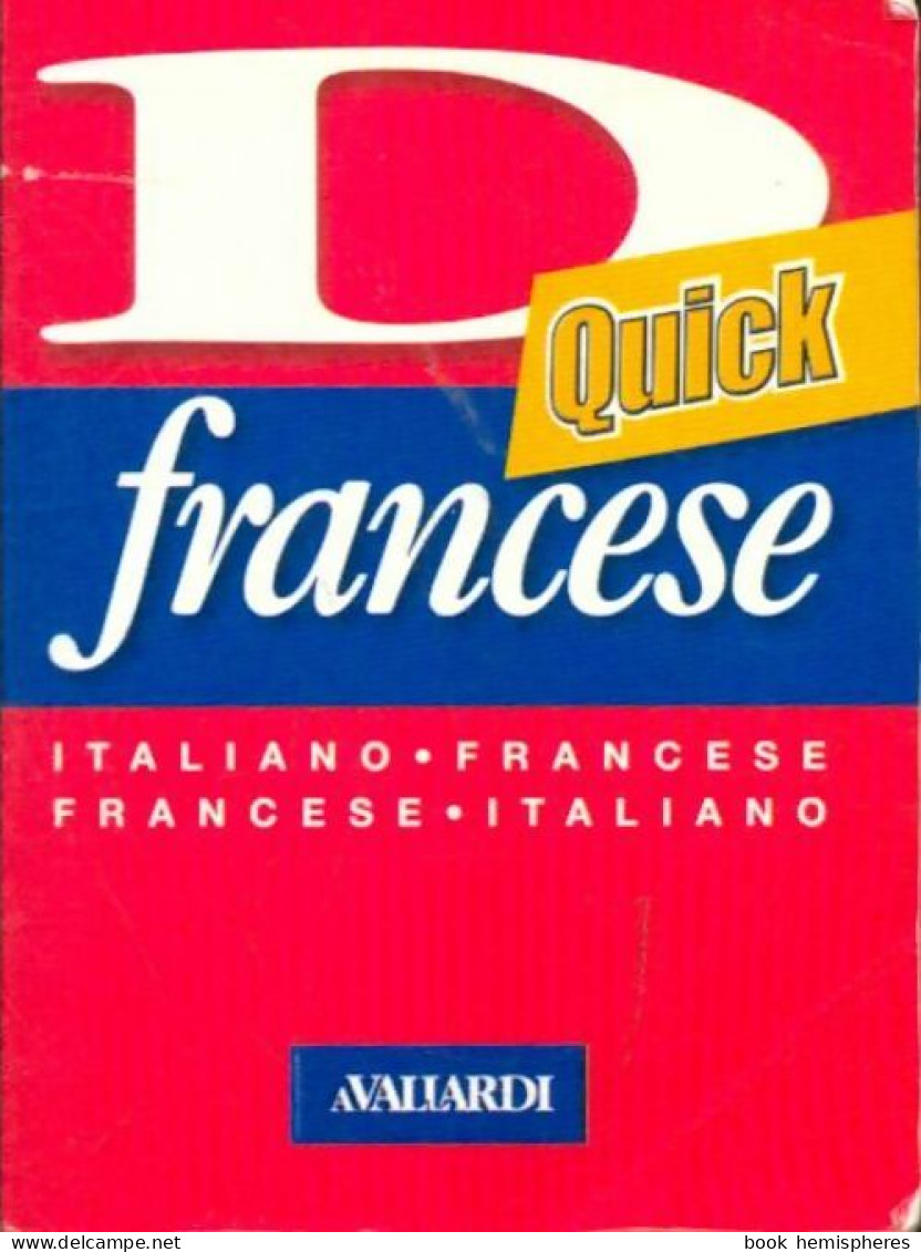 Italiano Francese / Francese Italiano (2001) De Cesare Bergoglio - Diccionarios