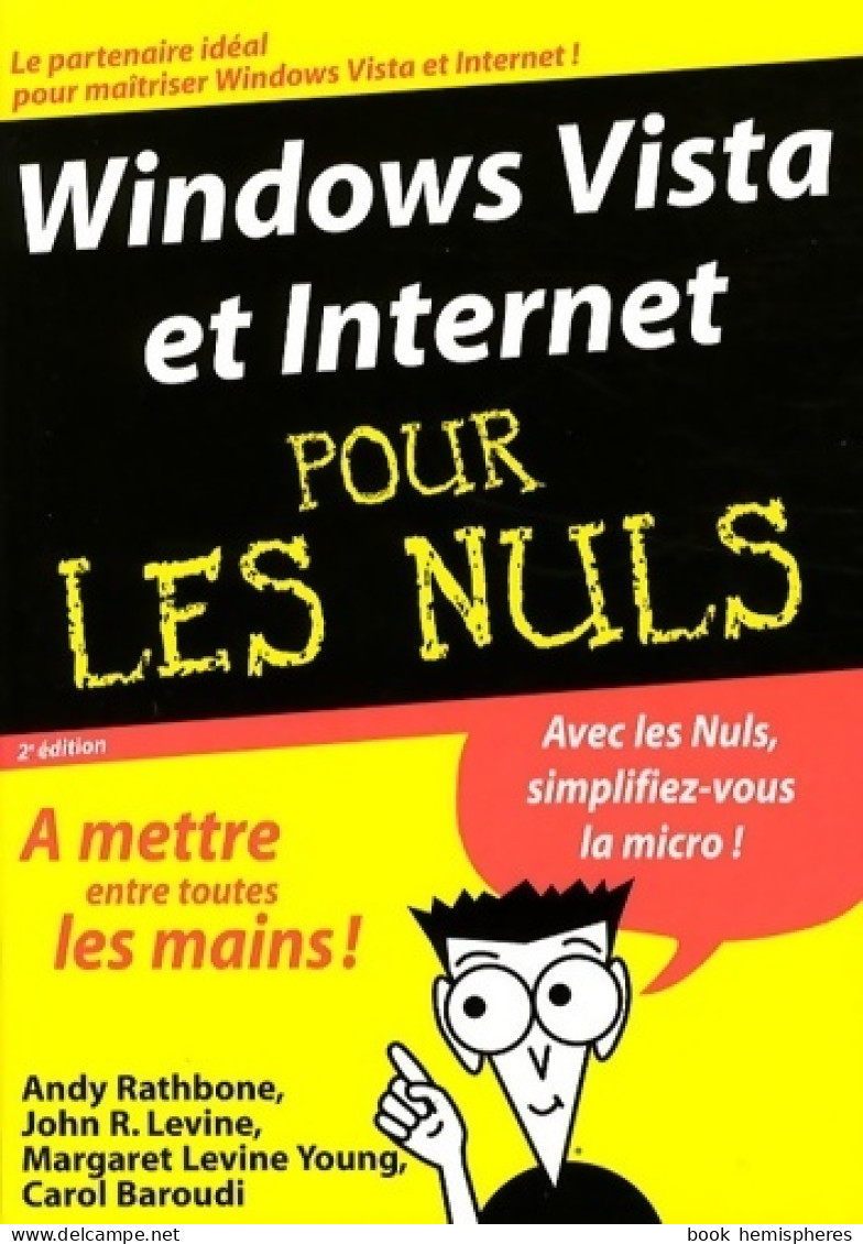 Windows Vista Et Internet Pour Les Nuls (2008) De Andy Rathbone - Informatique