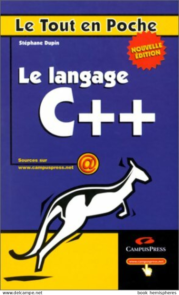 Le Langage C++ (2000) De Stéphane Dupin - Informatique