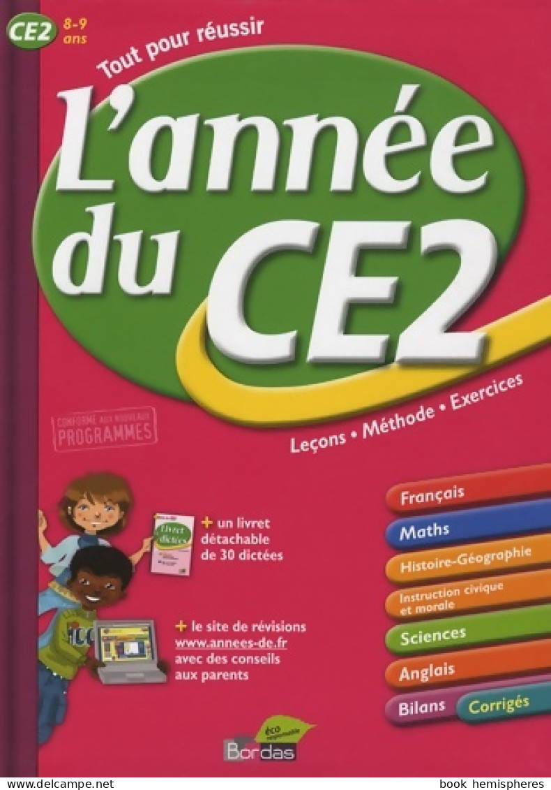 L'année Du CE2 . 8-9 Ans (2009) De Collectif - 6-12 Years Old