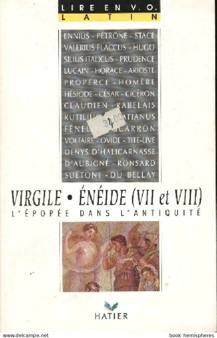 L'énéide (VII Et VIII) (1991) De Virgile - Auteurs Classiques