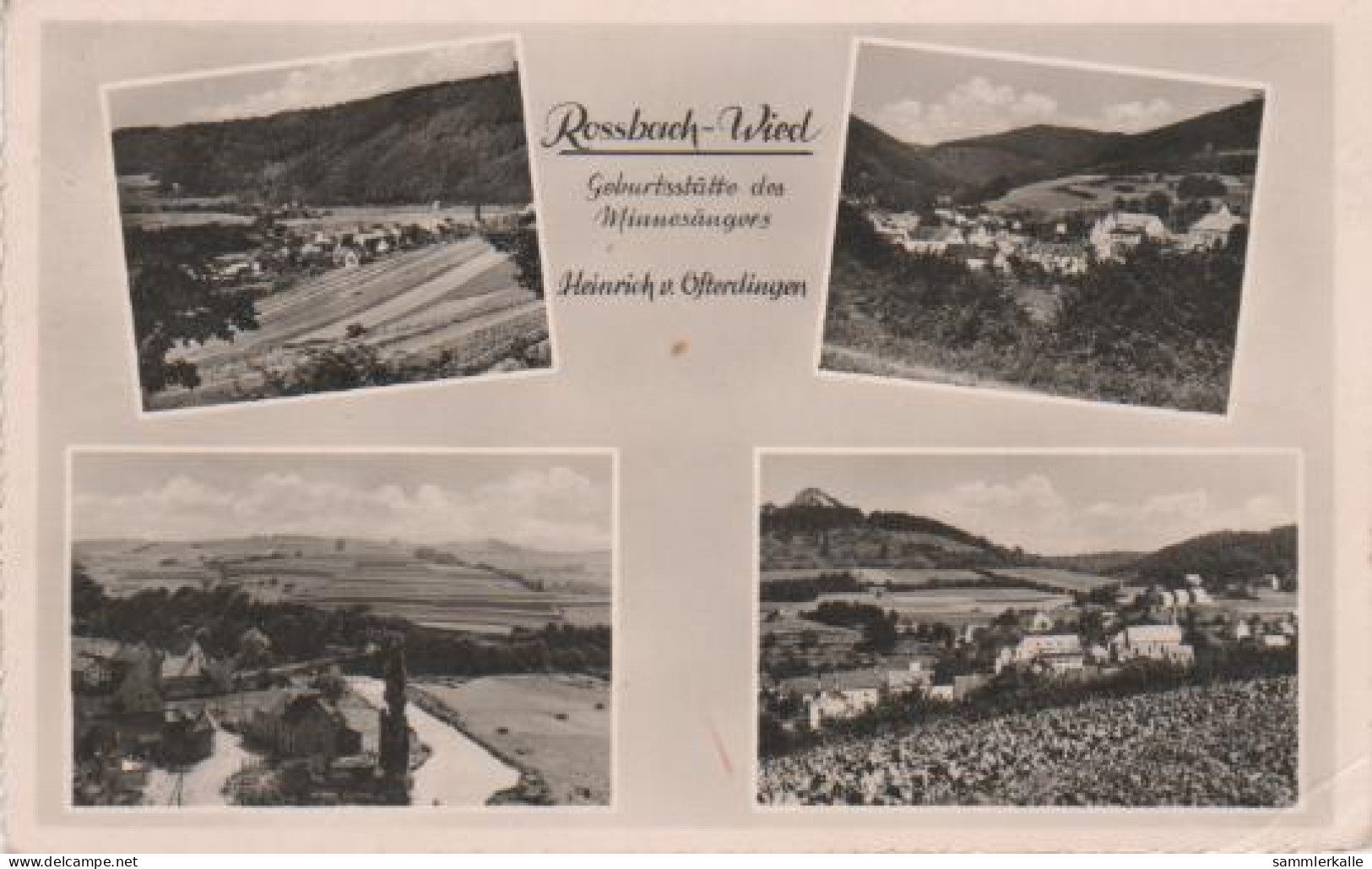 4366 - Rossbach - Geburtsstätte Von Minnesänger Heinrich Von Ofterdingen - 1951 - Neuwied