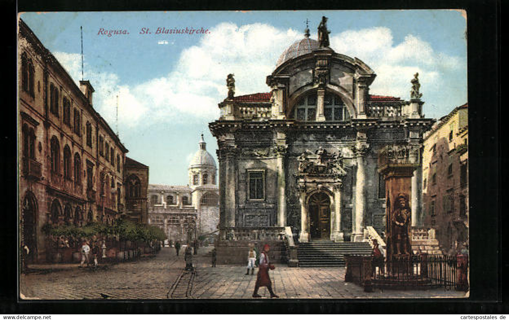 AK Ragusa, St. Blasiuskirche  - Croatie