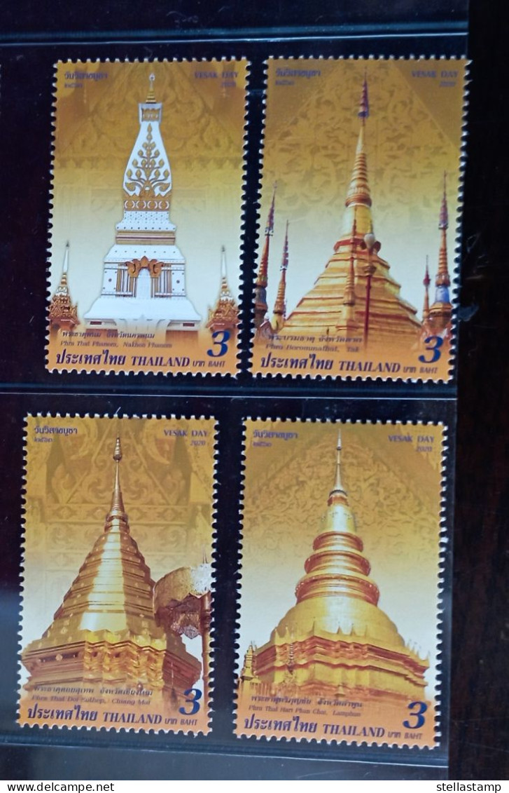 Thailand Stamp 2020 Important Buddhist Religious Day (Vesak Day) Buddha Zodiac Year - Tailandia