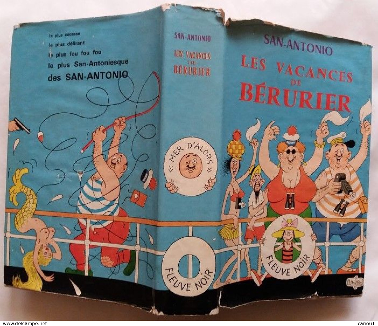 C1 SAN ANTONIO Les VACANCES De BERURIER Illustre DUBOUT EO 1969 JAQUETTE Dard - San Antonio