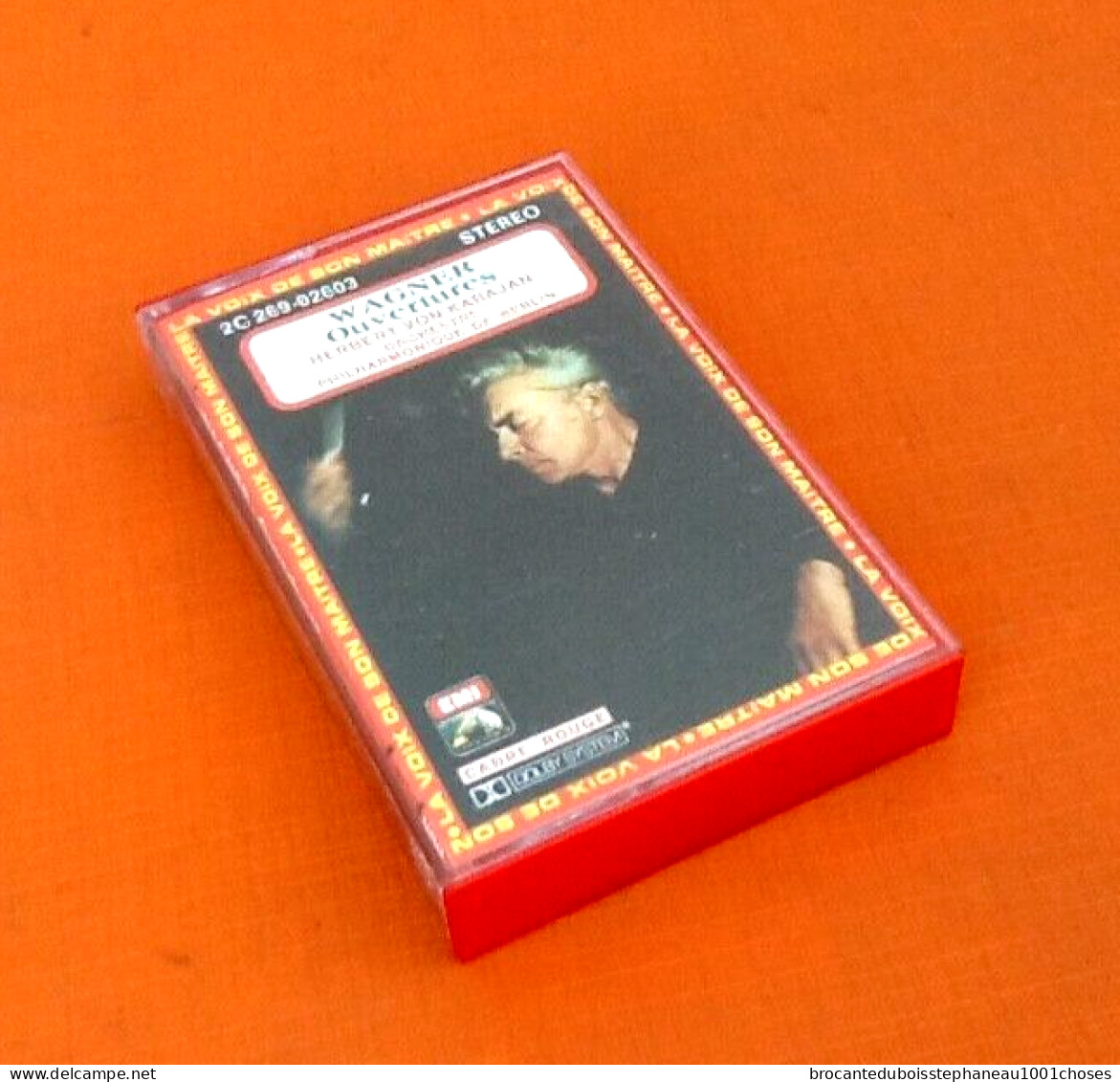 Cassette Audio Herbert Von Karajan  Orchestre Philarmonique De Berlin Wagner Ouvertures - Audiokassetten