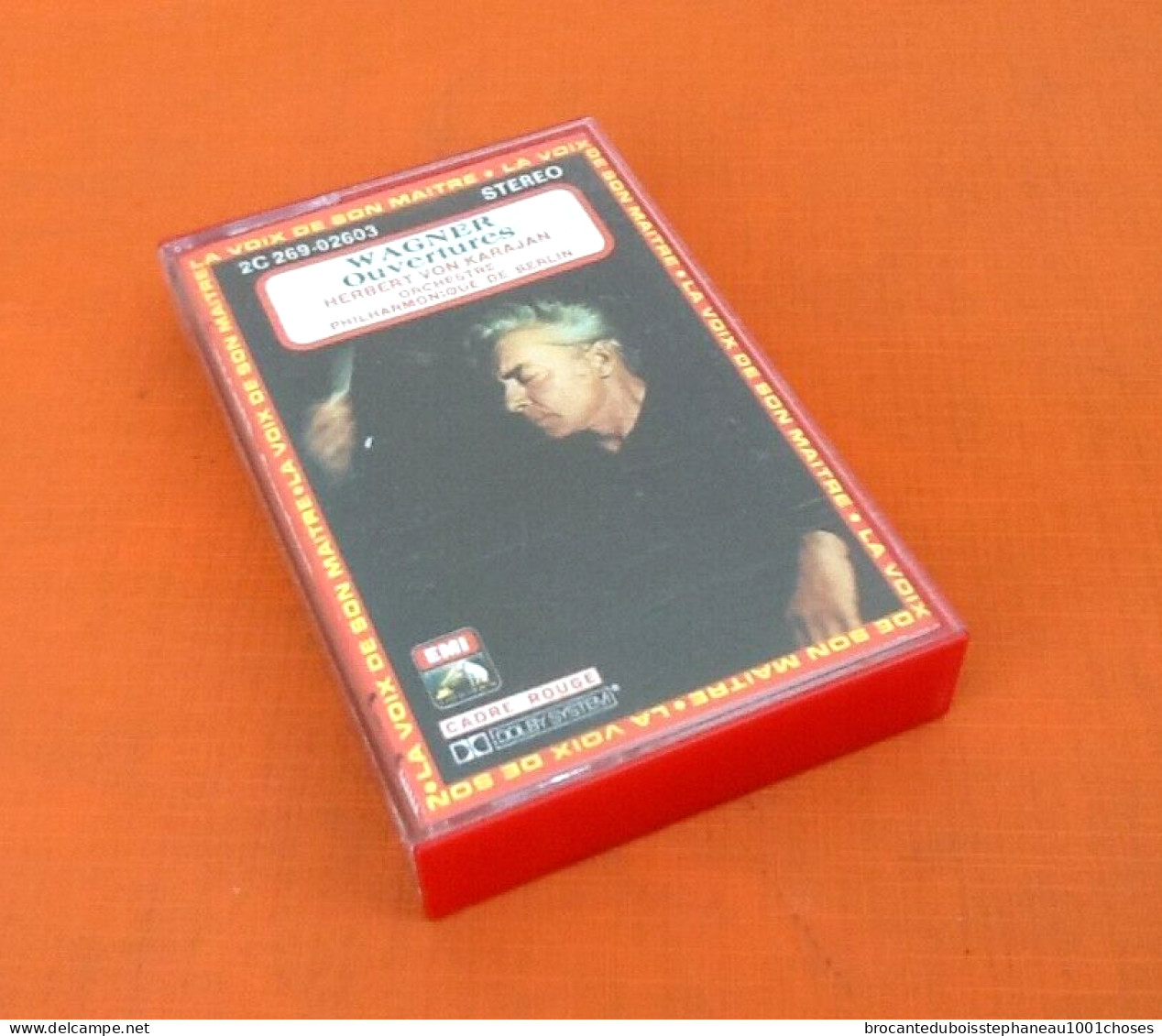 Cassette Audio Herbert Von Karajan  Orchestre Philarmonique De Berlin Wagner Ouvertures - Cassettes Audio