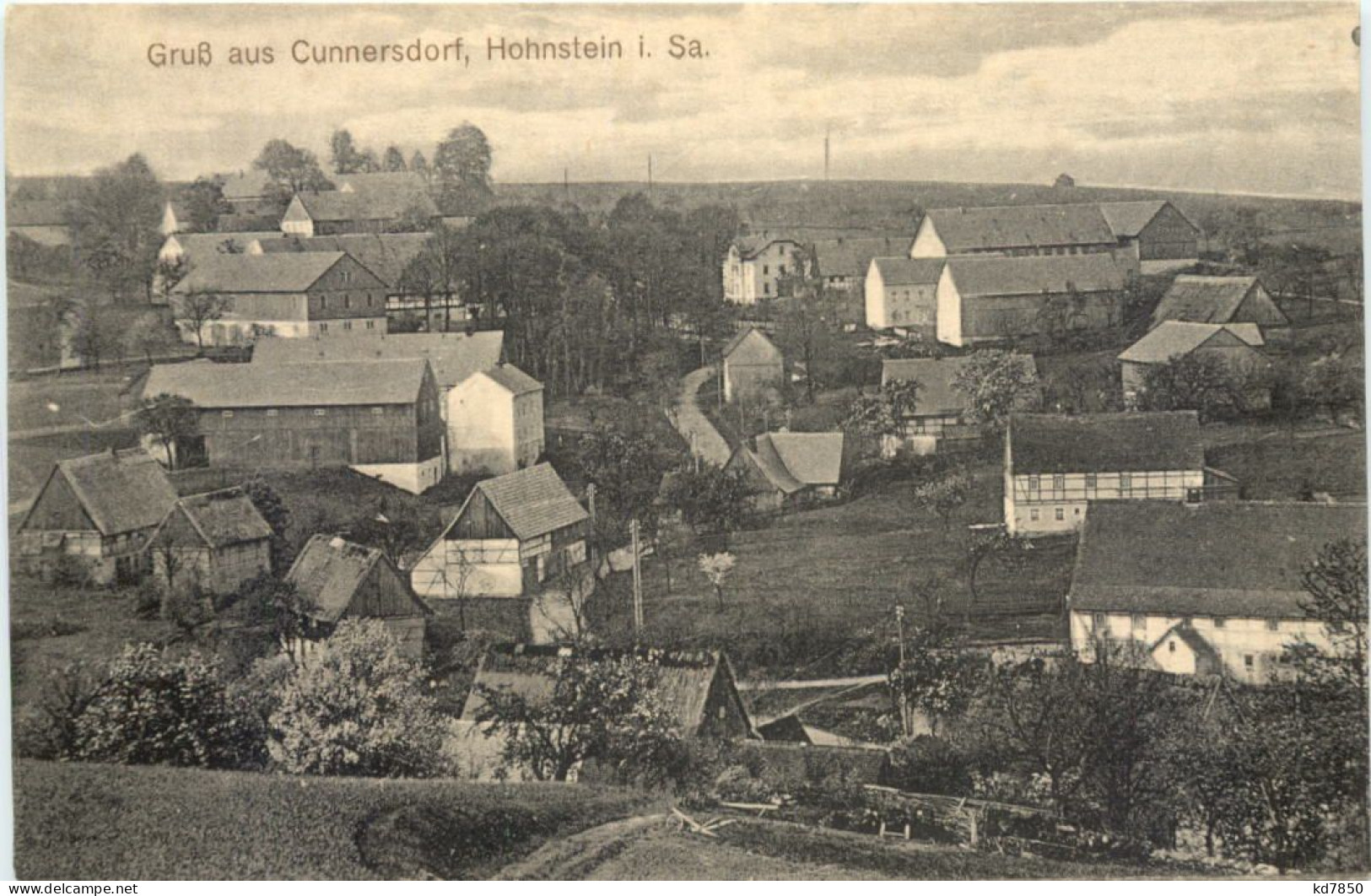 Gruss Aus Cunnersdorf - Hohnstein In Sachsen - Hohnstein (Sächs. Schweiz)
