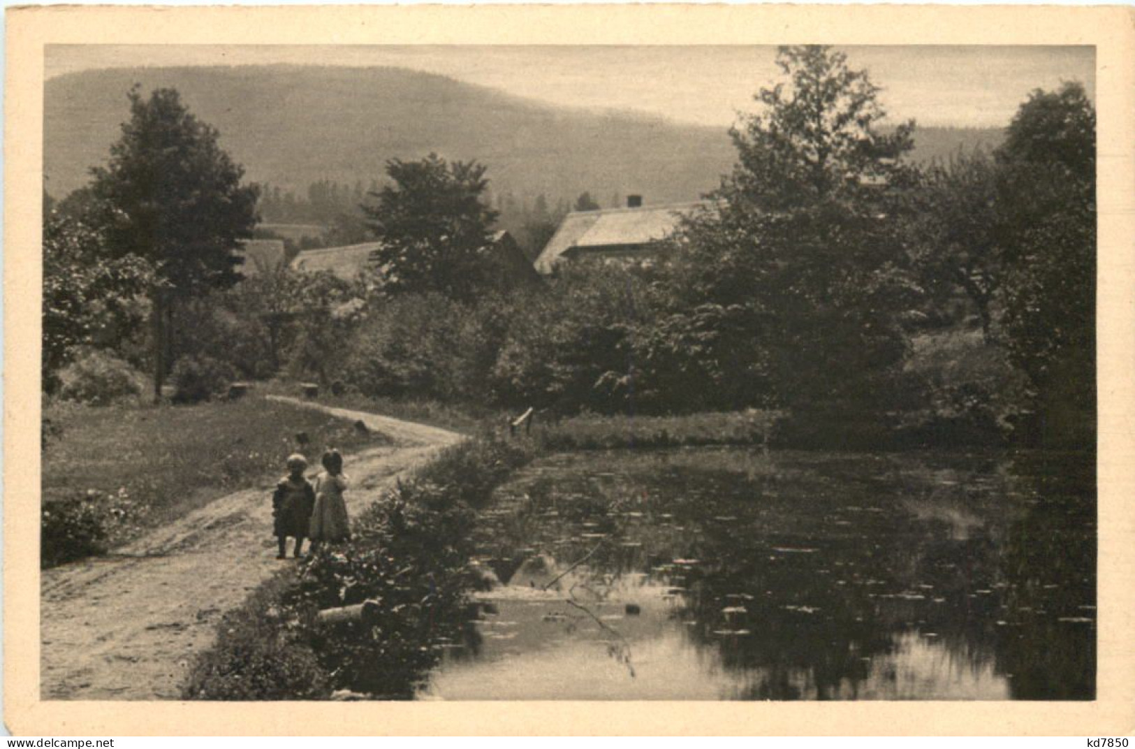 Rachlauer Mühlteich Mit Czorneboh - Cunewalde