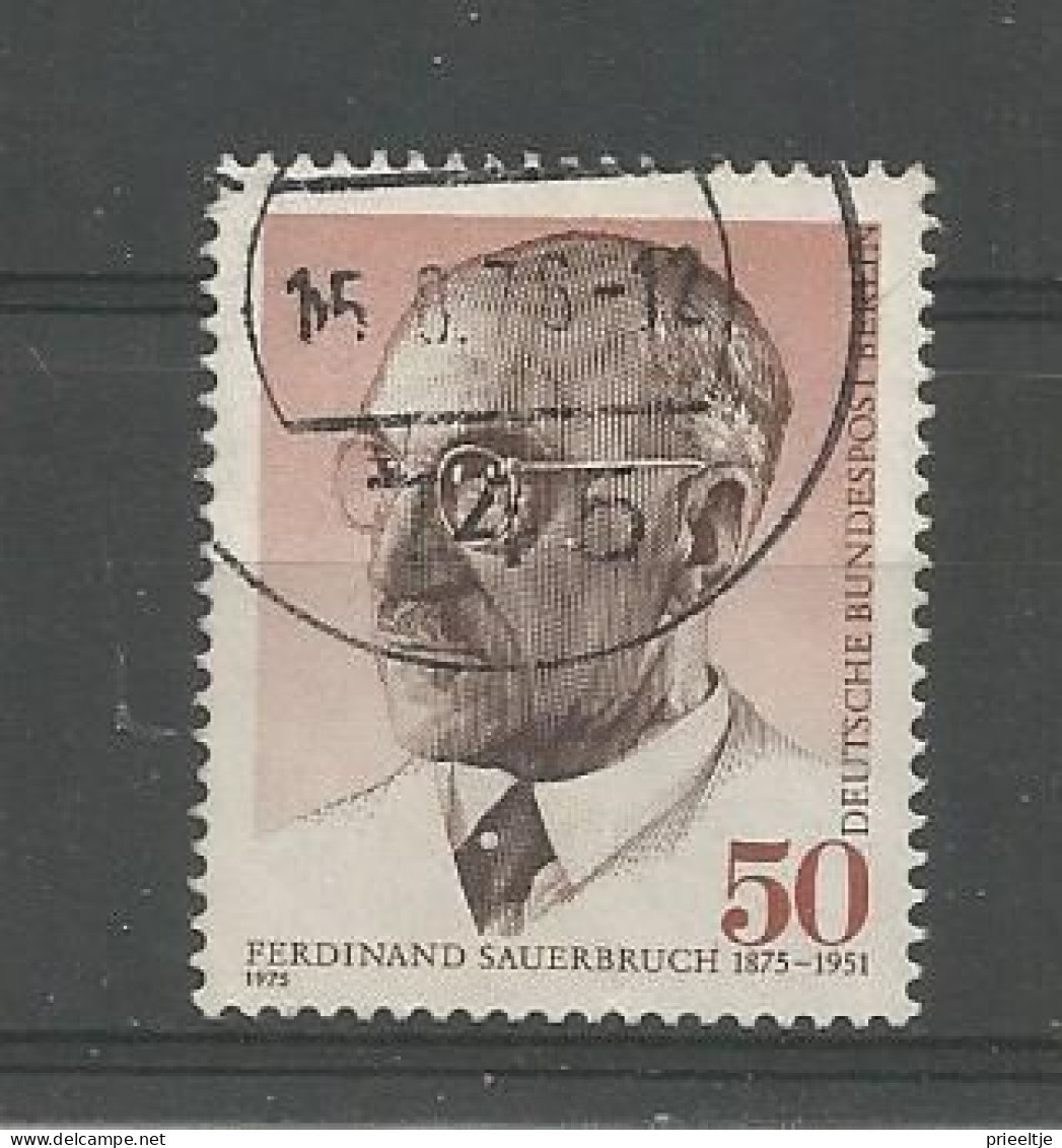 Berlin 1975 F. Sauerburch Y.T. 456 (0) - Gebraucht