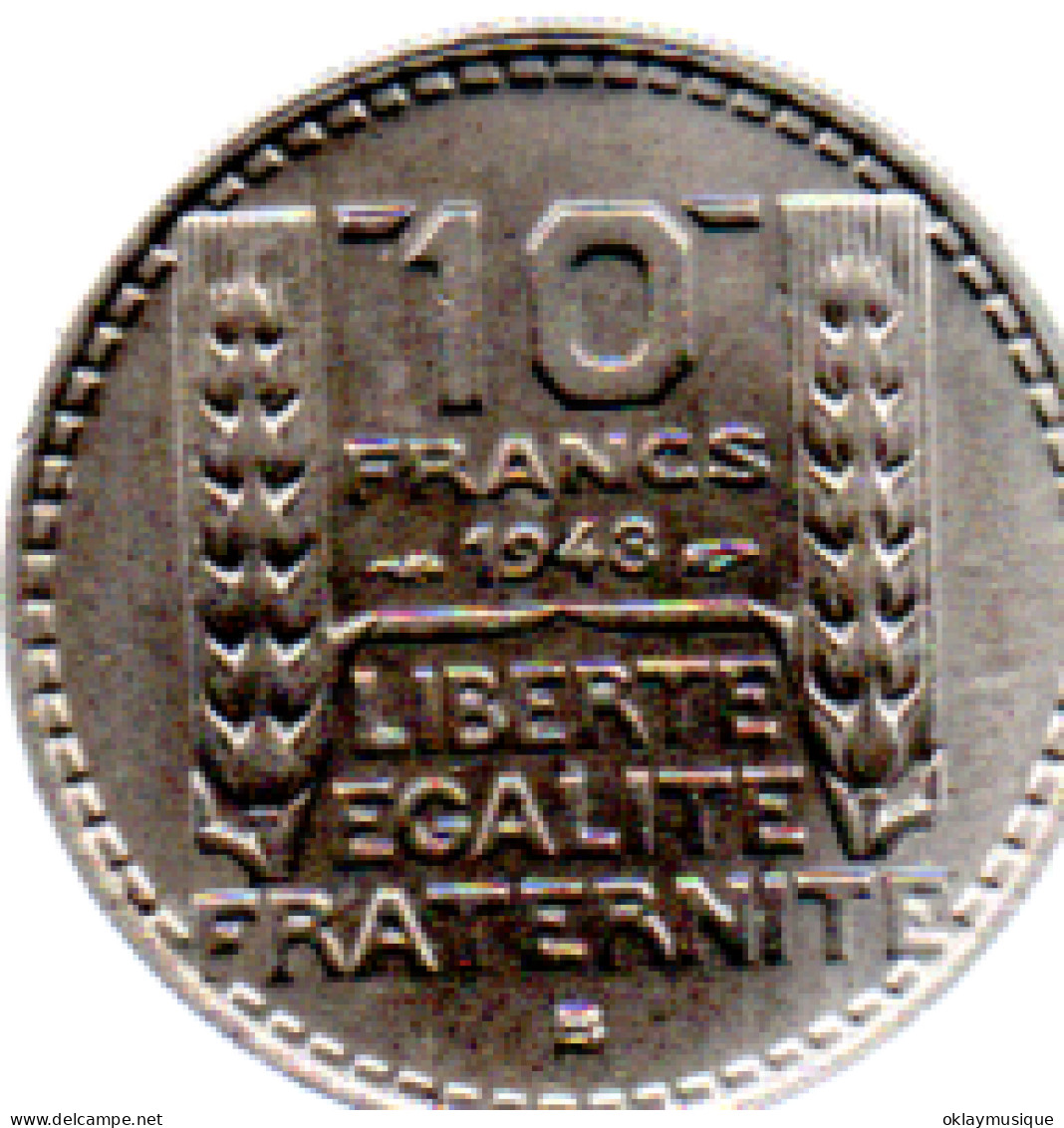 10 Francs 1948B - 10 Francs