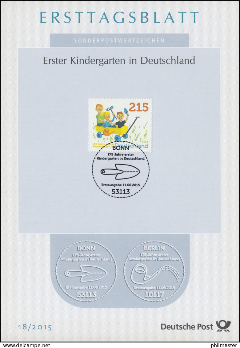 ETB 18/2015 Erster Kindergarten In Deutschland, Bad Blankenburg - 2011-…