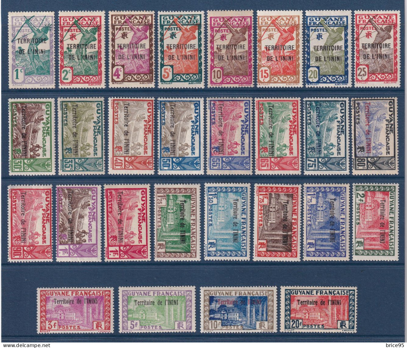 Inini - YT N° 1 à 28 * - Neuf Avec Charnière - 1932 à 1938 - Unused Stamps