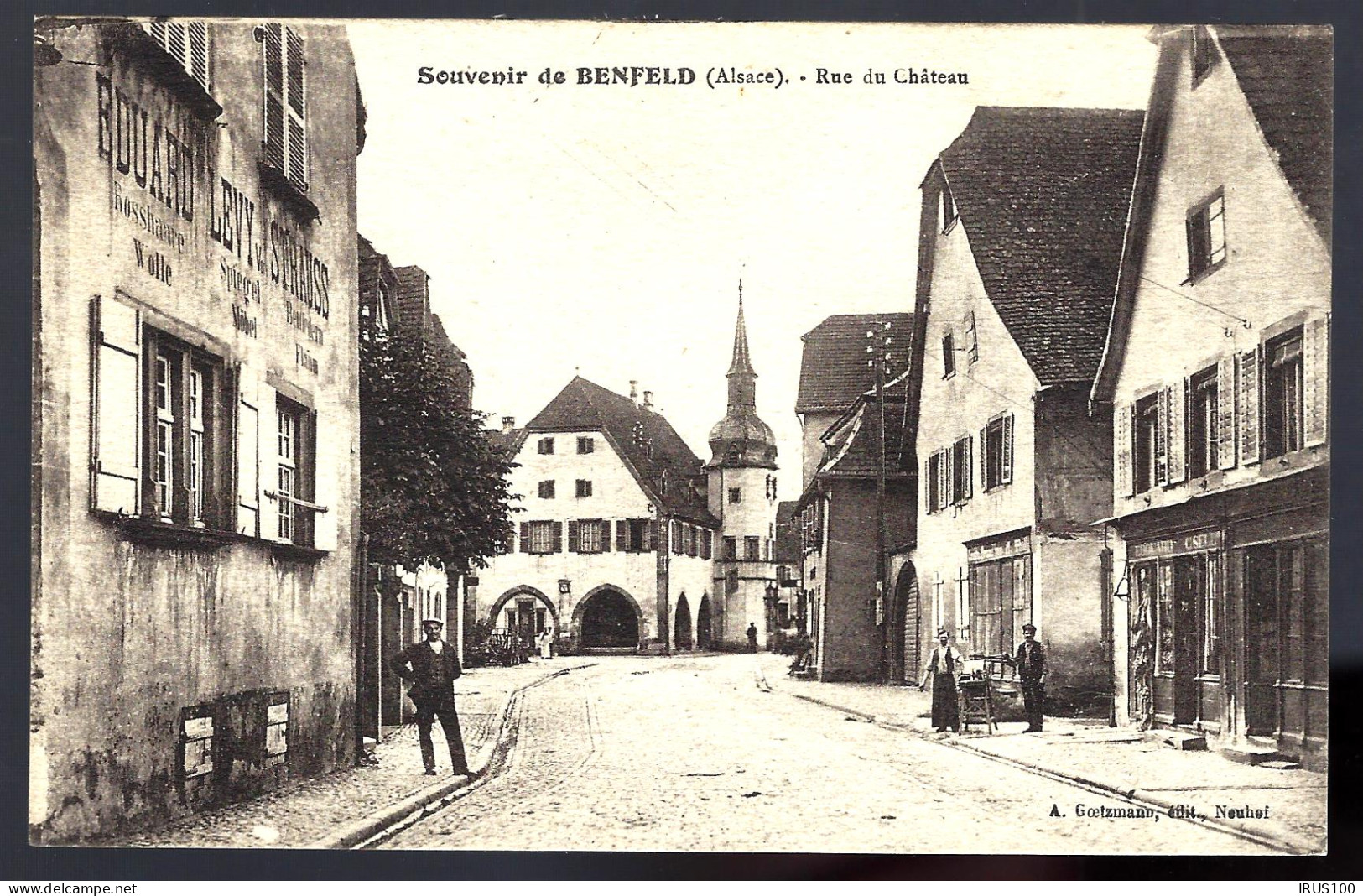 BAS-RHIN - BENFELD - RUE DU CHATEAU - Benfeld