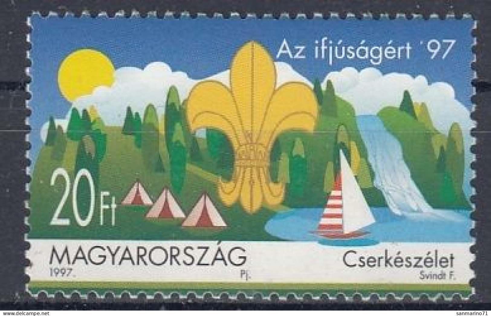 HUNGARY 4447,unused (**) Scouting - Neufs