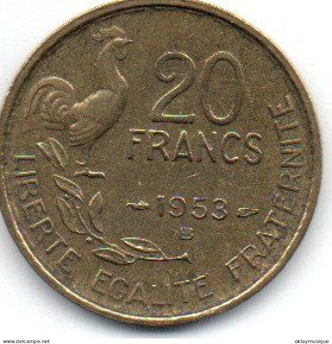 20 Francs 1953B - 10 Francs