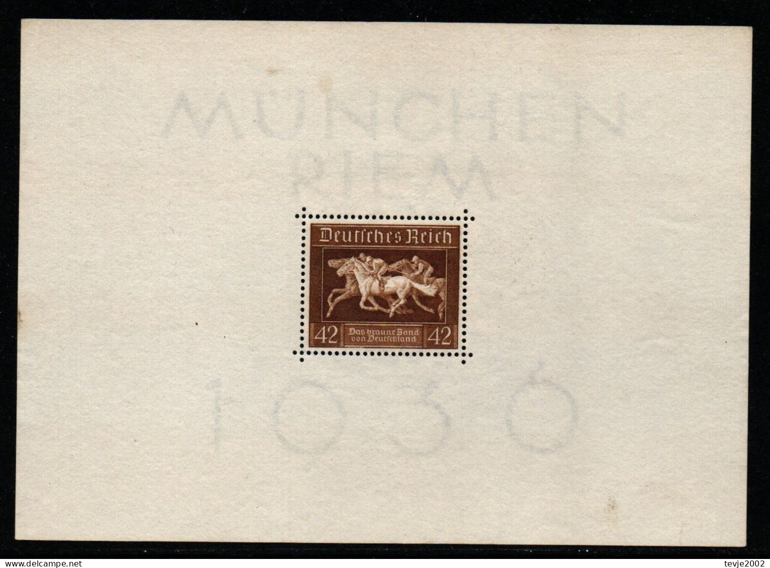 Deutsches Reich 1936 - Mi.Nr. Block 4 X - Postfrisch MNH - Blocs