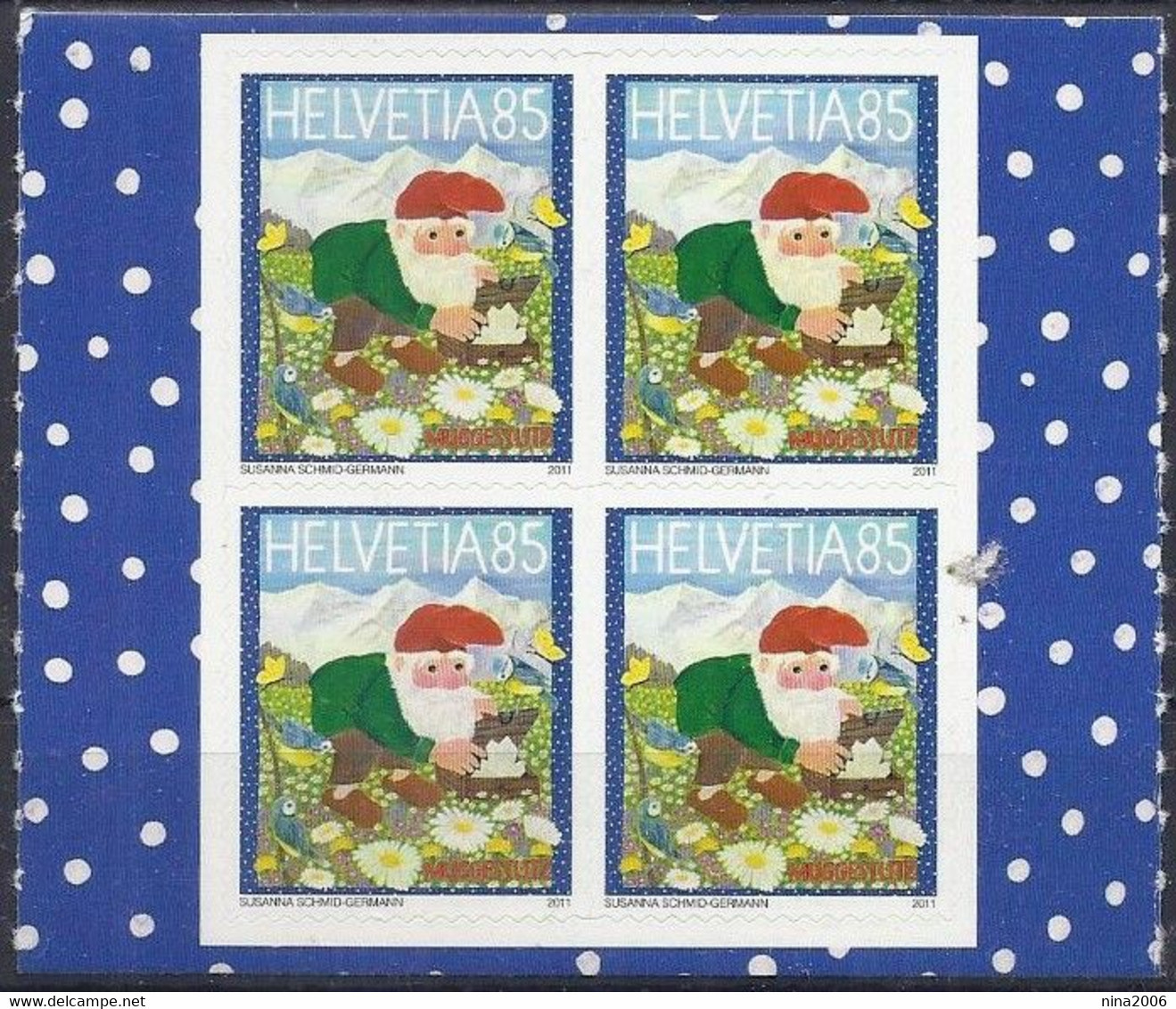 Svizzera 2011 Figure Per Bambini / Schweiz 2011 Kinderbuchillustrationen SOTTO FACCIALE / UNTER NOMINALE - Unused Stamps