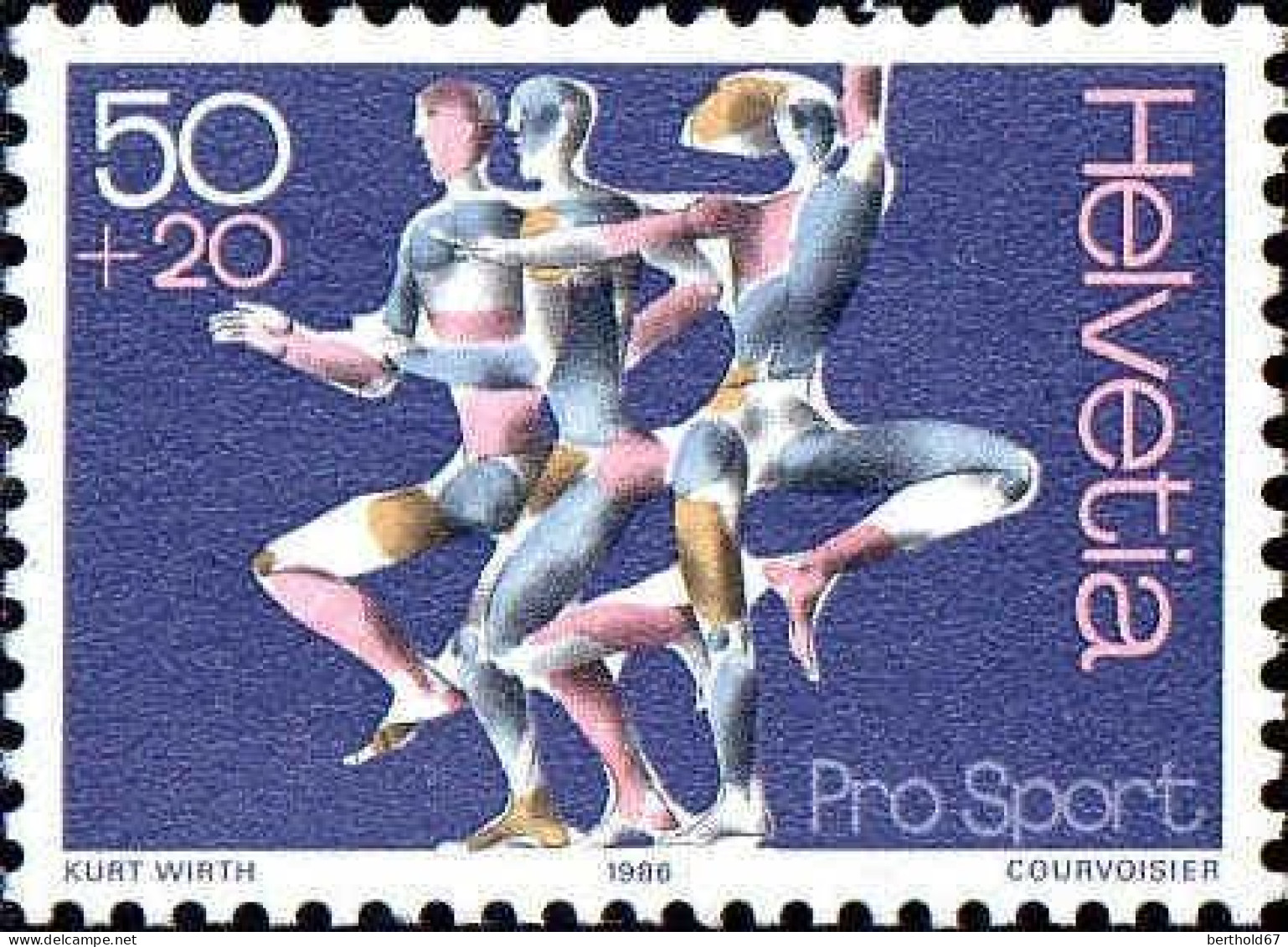 Suisse Poste N** Yv:1243 Mi:1313 Pro Sport - Unused Stamps