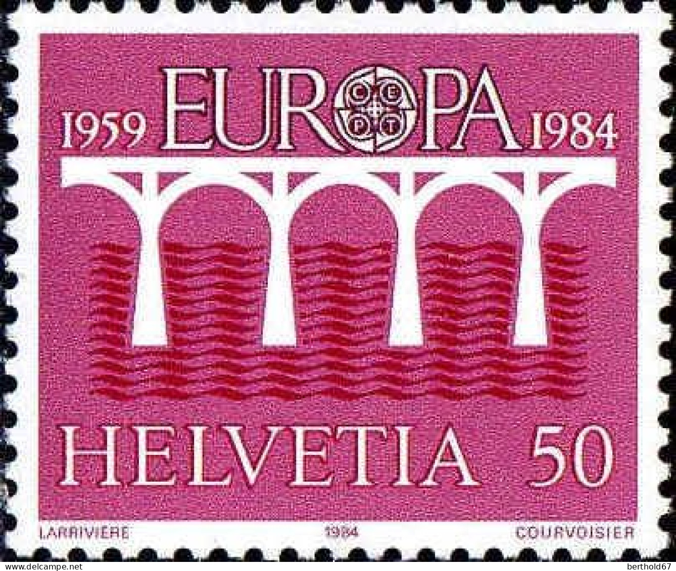 Suisse Poste N** Yv:1199 Mi:1270 Europa Cept Pont De La Coopération - Unused Stamps