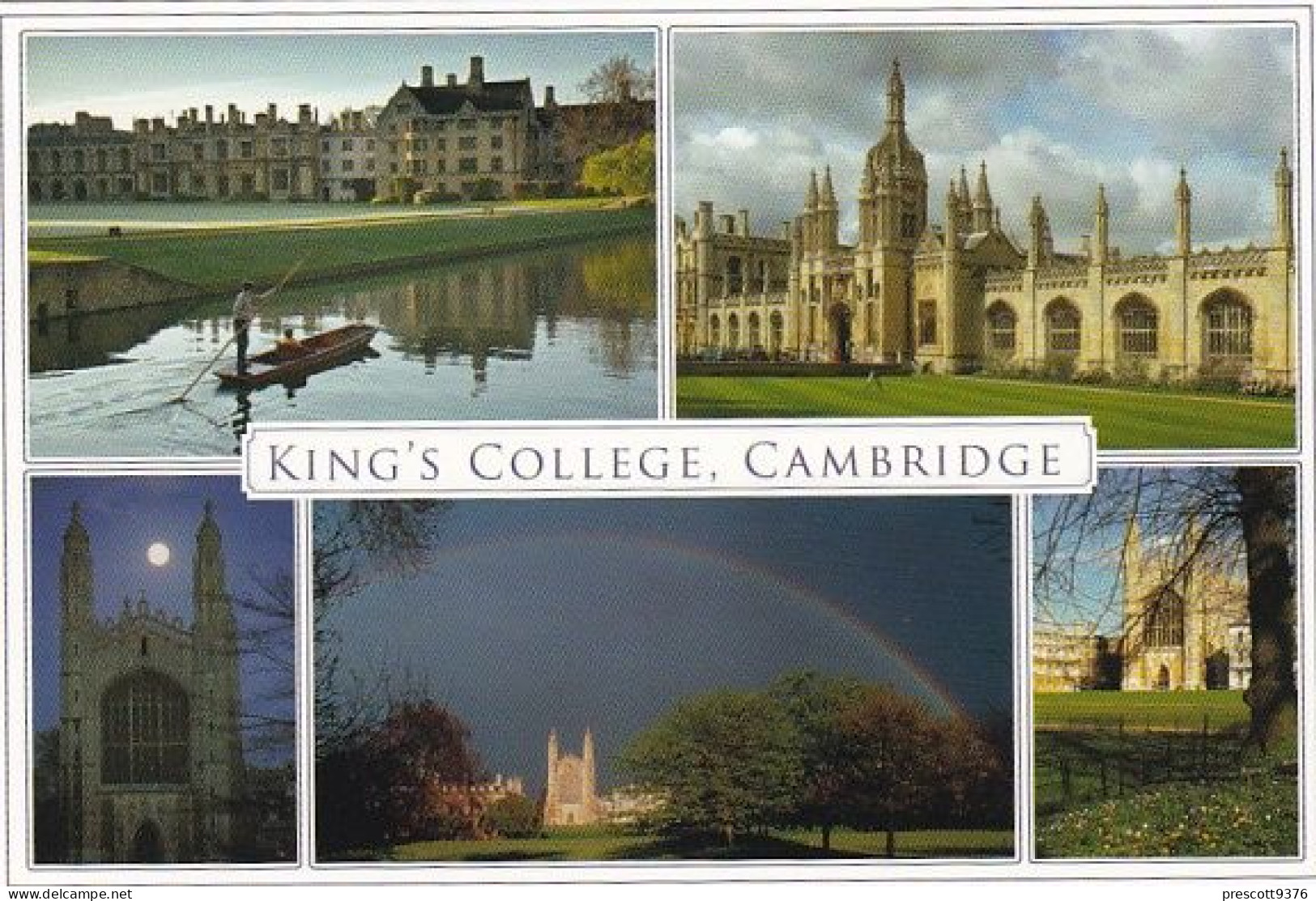 Kings College Multiview - Cambridge - Unused Postcard - CA2 - Cambridge
