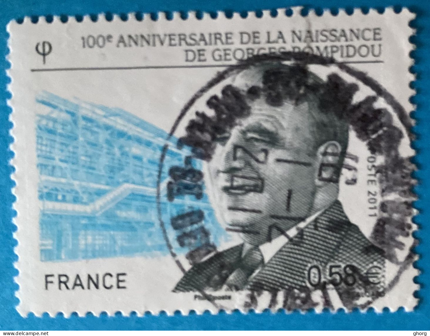 France 2011 : Georges Pompidou, Homme D'Etat Français N° 4561 Oblitéré - Gebruikt