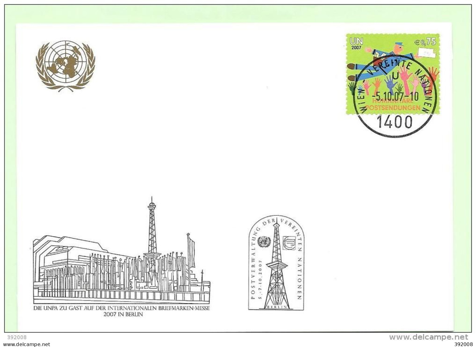 2007 - 510 - Courrier Humanitaire - 38 - FDC