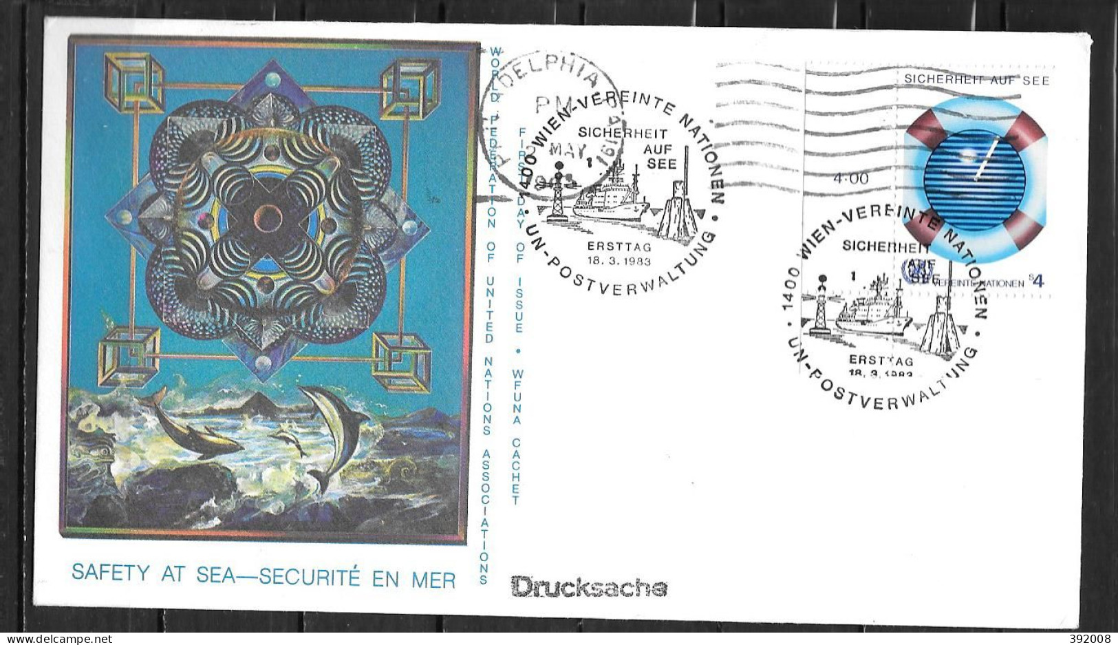 1983 - 30 - Sécurité En Mer - 26 - FDC