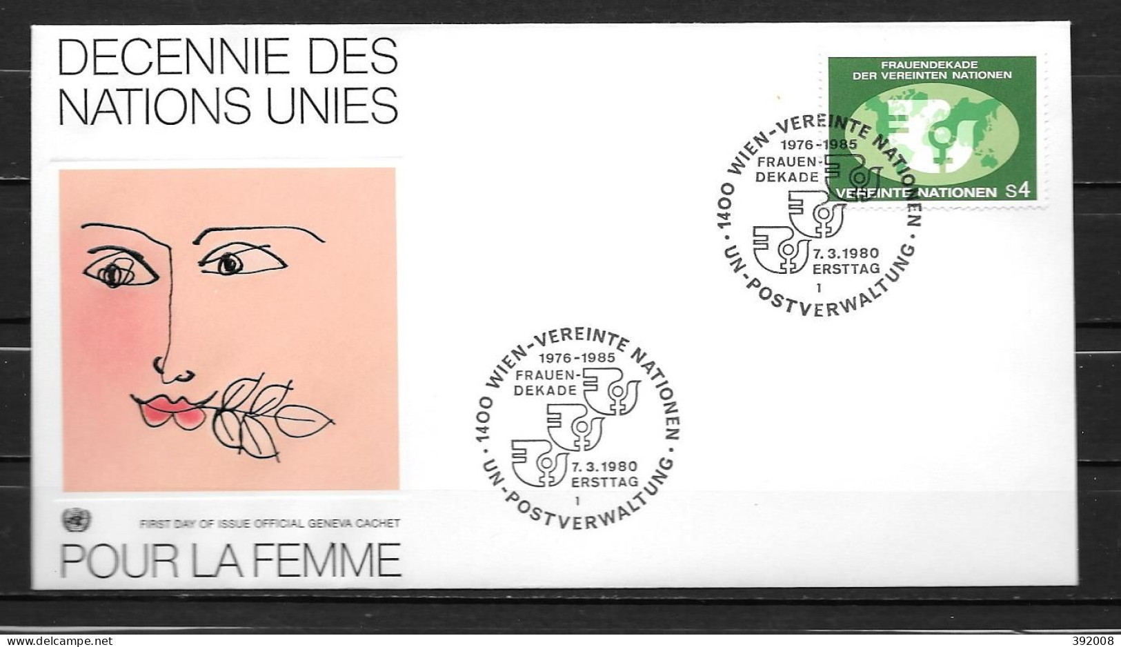 1980 - 9 - Décennie Pour La Femme - 24 - FDC