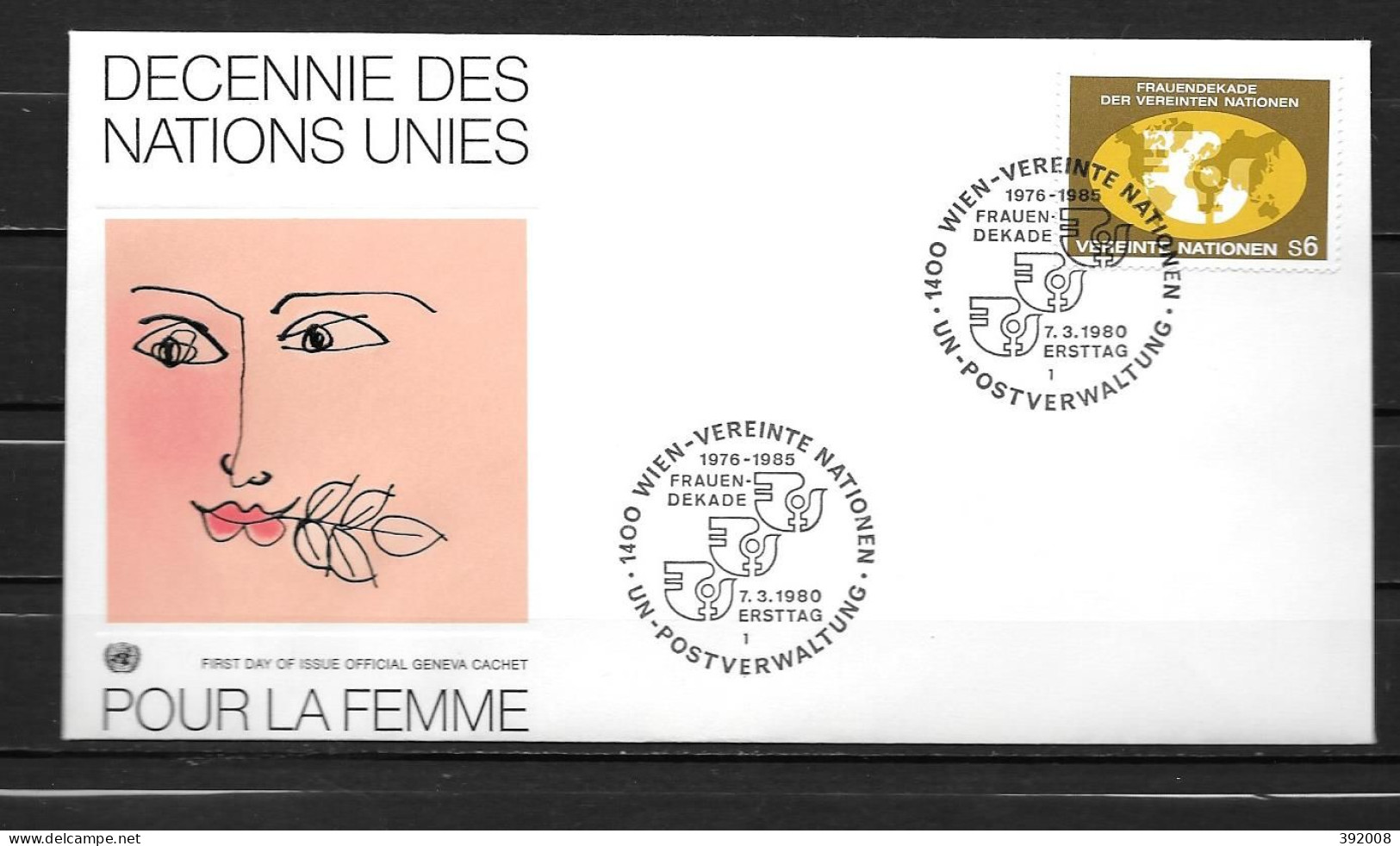 1980 - 10 - Décennie Pour La Femme - 25 - FDC