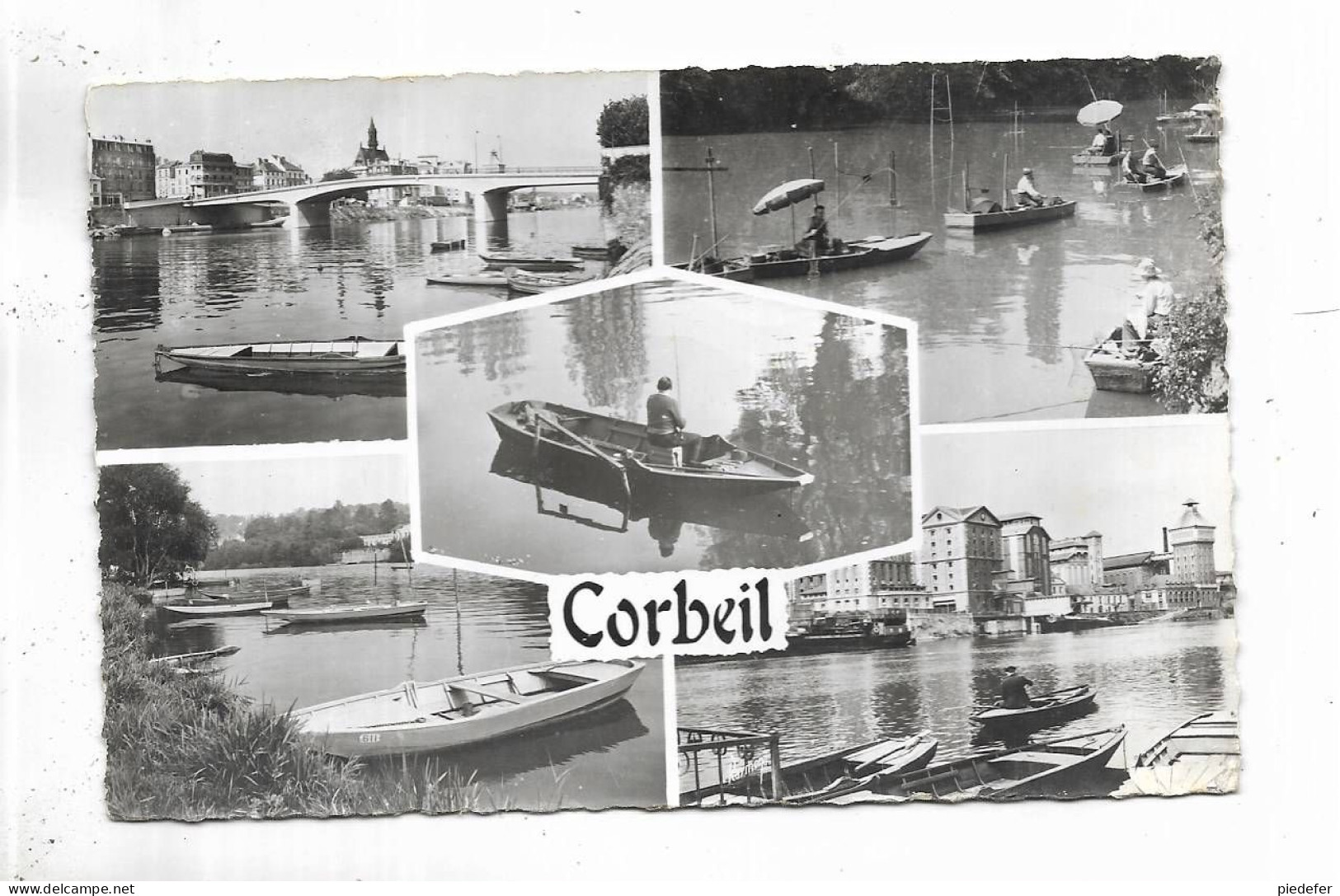 91 - CORBEIL - Images De France - LA PECHE  . . . -  Multivues - Corbeil Essonnes