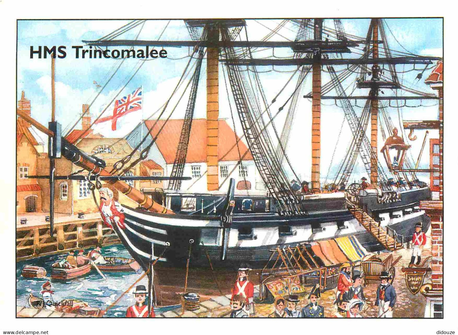 Bateaux - Voiliers - HMS Trincomalee - Art Peinture - CPM - Voir Scans Recto-Verso - Sailing Vessels