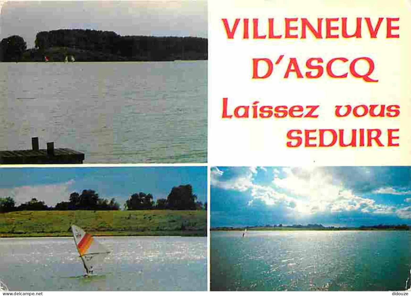 59 - Villeneuve D'Ascq - Multivues - Lac - Planche à Voile - Carte Neuve - CPM - Voir Scans Recto-Verso - Villeneuve D'Ascq