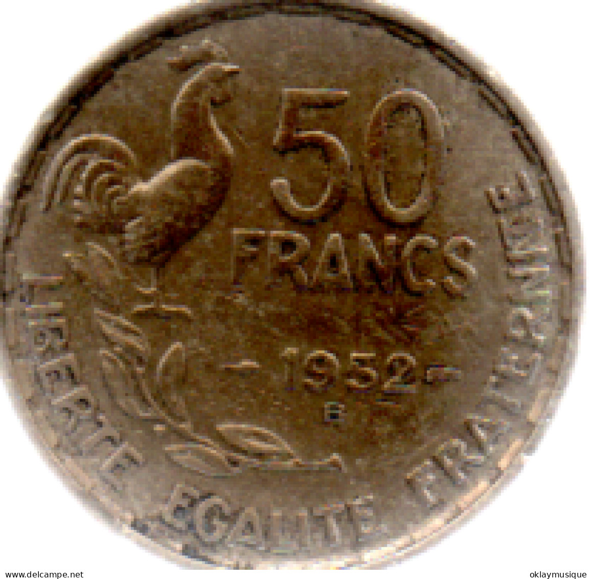 50 Centimes 1952B - 50 Centimes