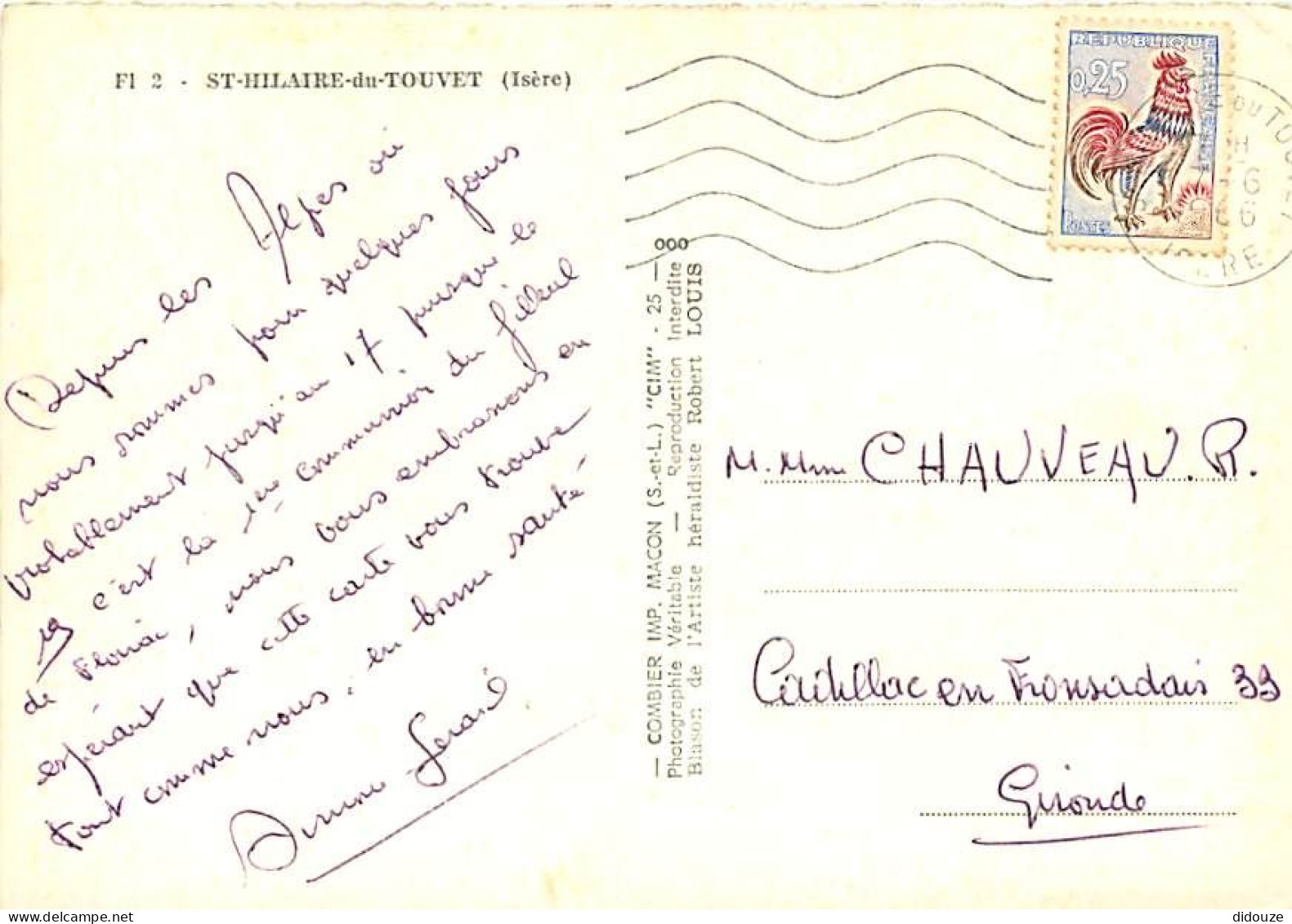 38 - Saint Hilaire Du Touvet - Multivues - Blasons - CPM - Voir Scans Recto-Verso - Saint-Hilaire-du-Touvet