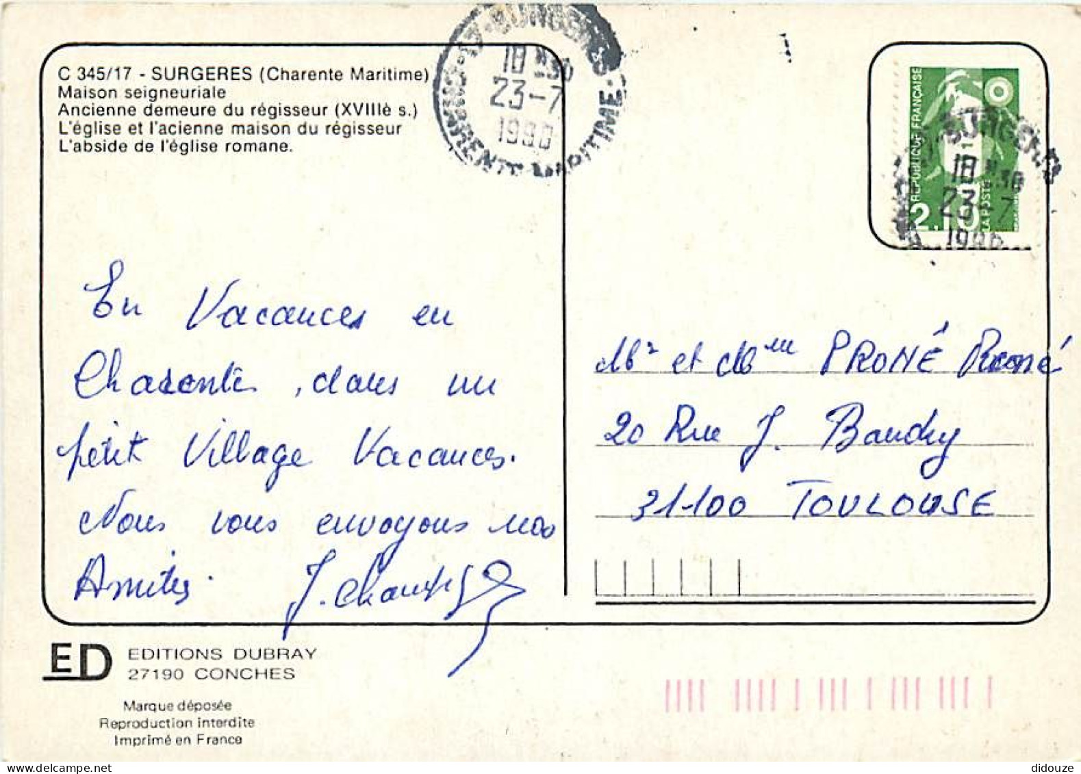 17 - Surgères - Multivues - CPM - Voir Scans Recto-Verso - Surgères