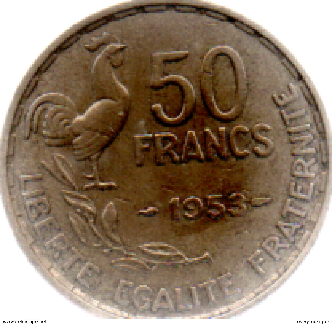 50 Centimes 1953 - 50 Centimes