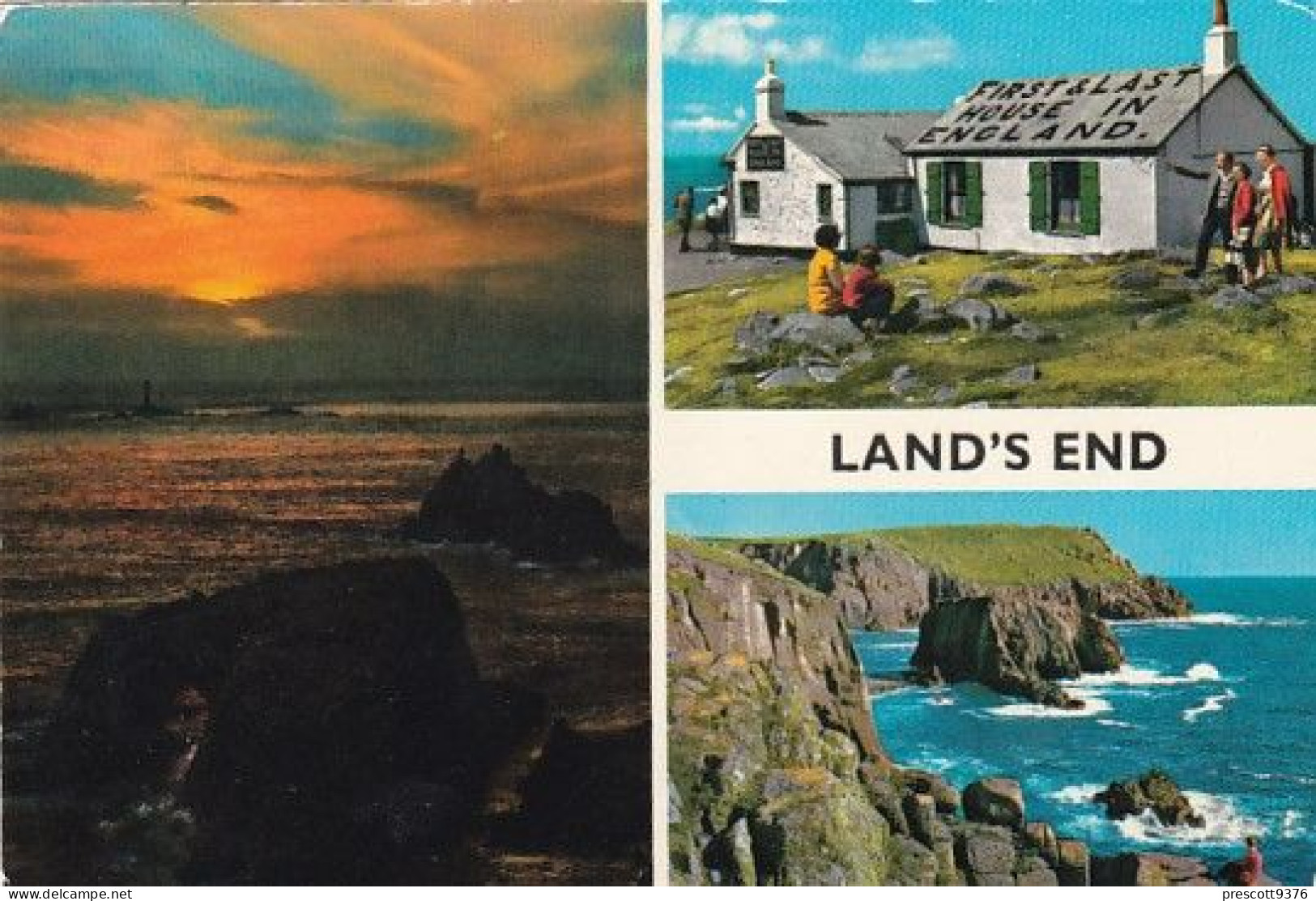 Lands End, Multiview - Cornwall - Unused Postcard - John Hinde - Cor1 - Land's End