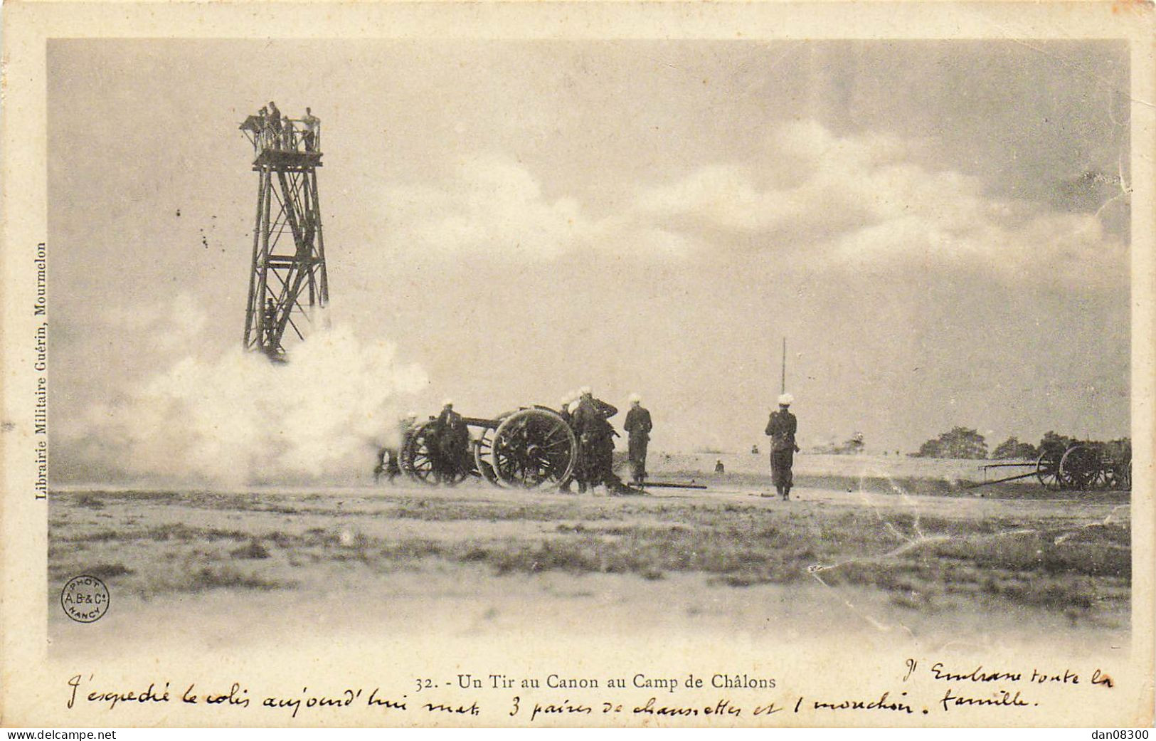 51 UN TIR AU CANON AU CAMP DE CHALONS - Manoeuvres