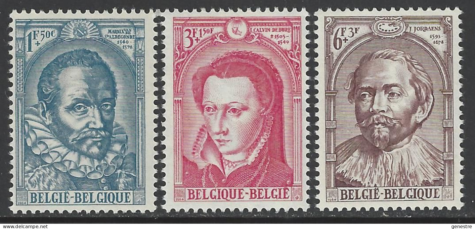 Belgique - 1964 - COB 1287 à 1289 ** (MNH) - Unused Stamps