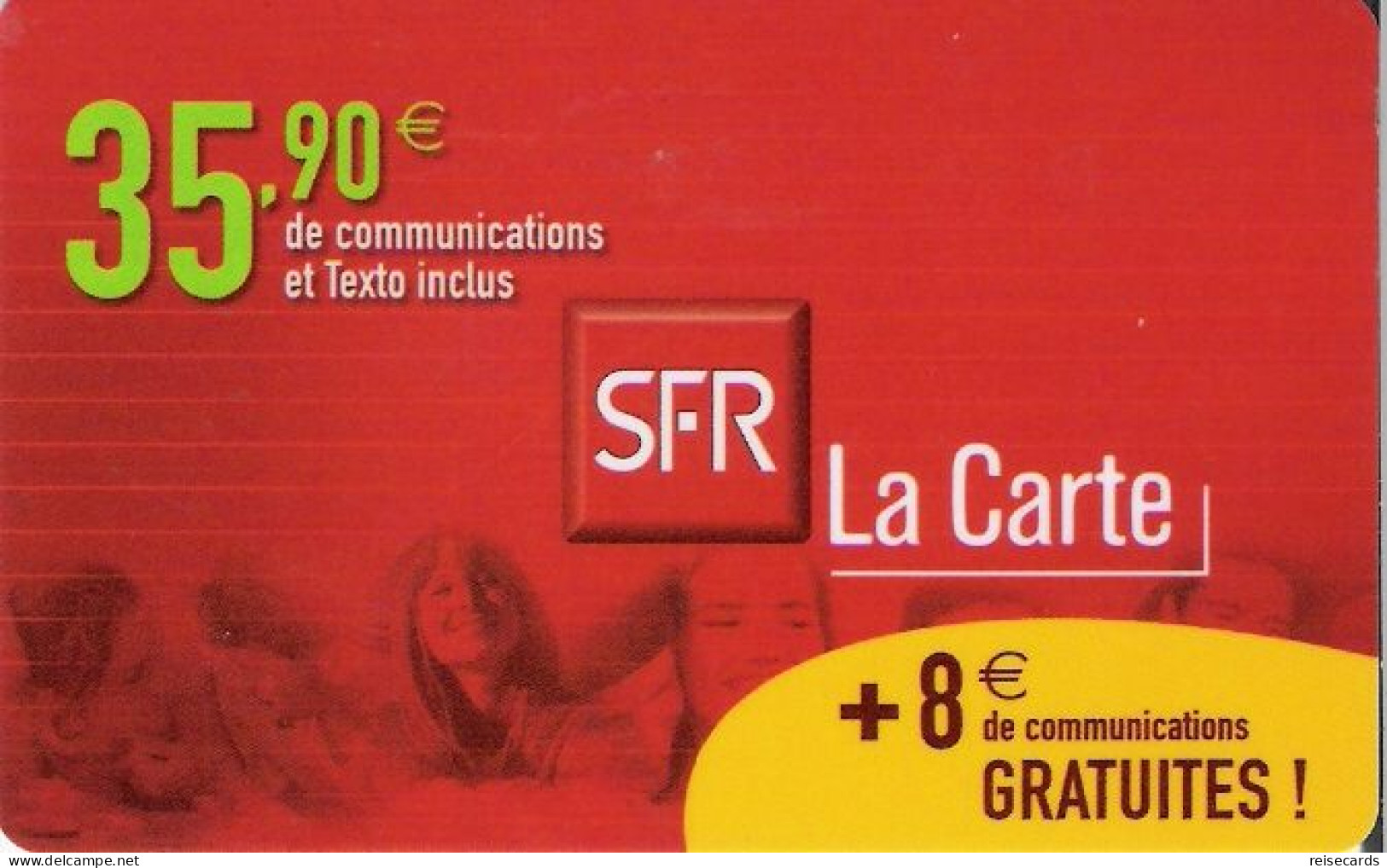 France: Prepaid SFR - Sonstige & Ohne Zuordnung