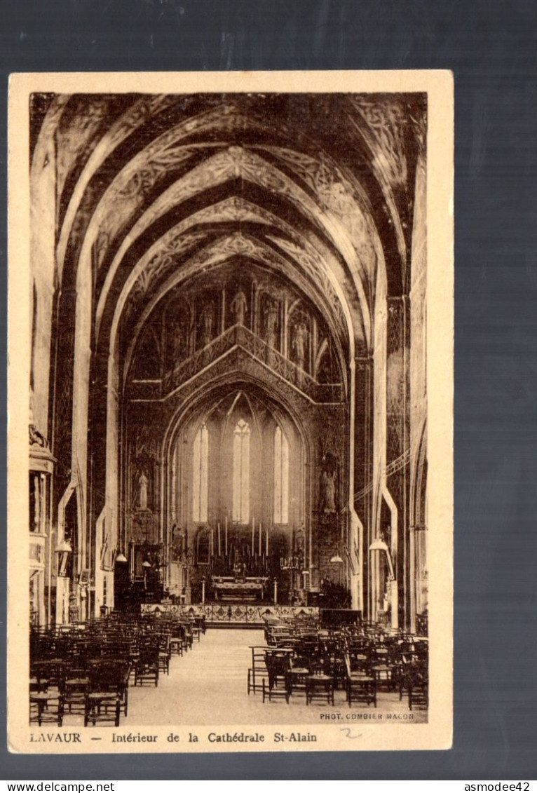 LAVAUR INTERIEUR  CATHEDRALE ST ALAIN - Lavaur