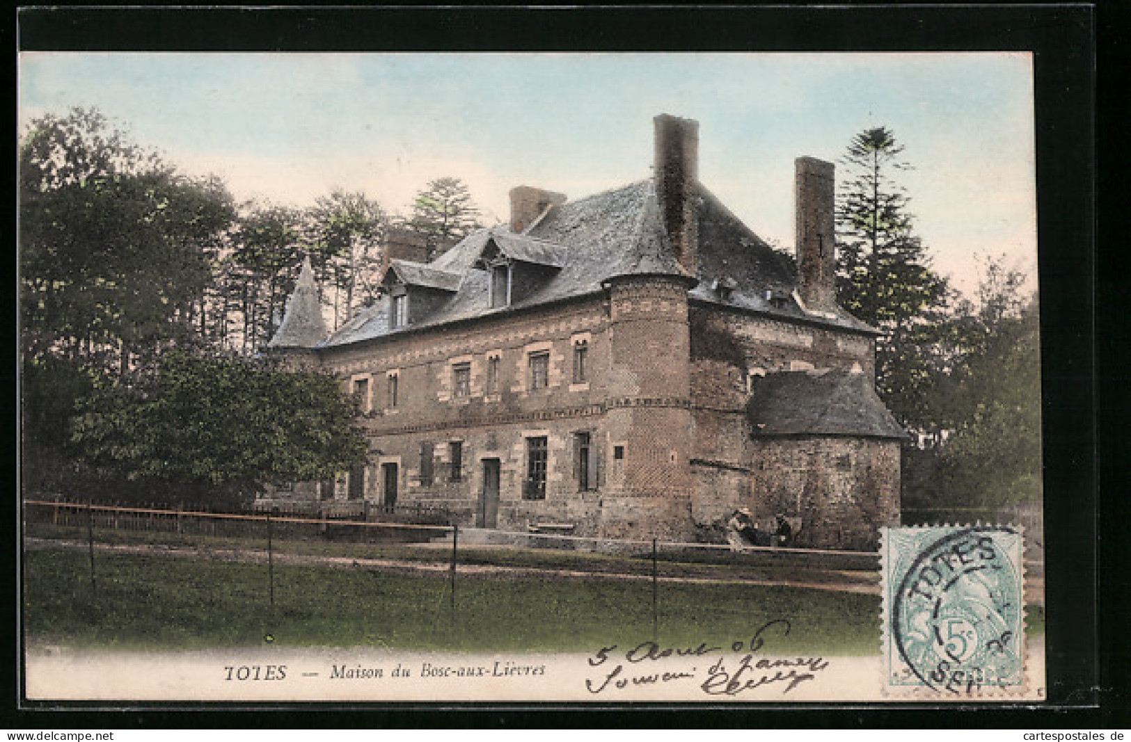 CPA Totes, Maison Du Bosc-aux-Lièvres  - Totes